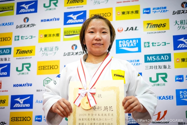 桑形（70kg級）優勝